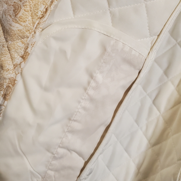 Chico's Beige Patterned Quilted Jacket - Picture 4 of 11